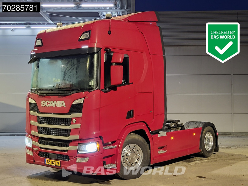Scania R500 R 4X2 NL-Truck Retarder Hydraulik Alcoa's Leder Standklima - Tracteur routier: photos 1 Scania R500 R 4X2 NL-Truck Retarder Hydraulik Alcoa's Leder Standklima - Tracteur routier: photos 1