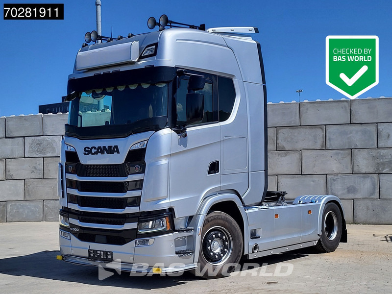 Scania S500 4X2 Retarder 2x Tanks Full-Air Standklima LED - Tracteur routier: photos 1 Scania S500 4X2 Retarder 2x Tanks Full-Air Standklima LED - Tracteur routier: photos 1