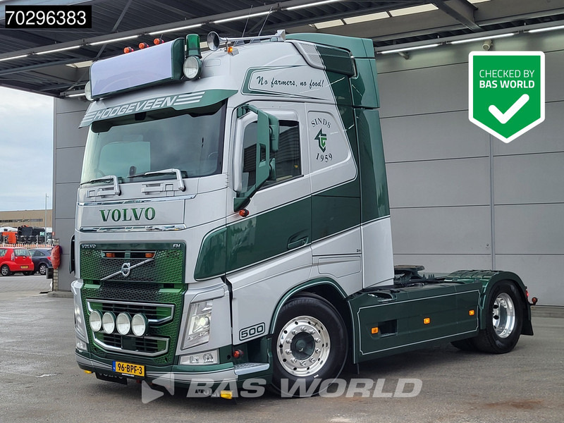 Volvo FH 500 FH 4X2 NL-Truck Full-Air Hydraulik VEB+ Alcoa's Euro 6 - Tracteur routier: photos 1 Volvo FH 500 FH 4X2 NL-Truck Full-Air Hydraulik VEB+ Alcoa's Euro 6 - Tracteur routier: photos 1