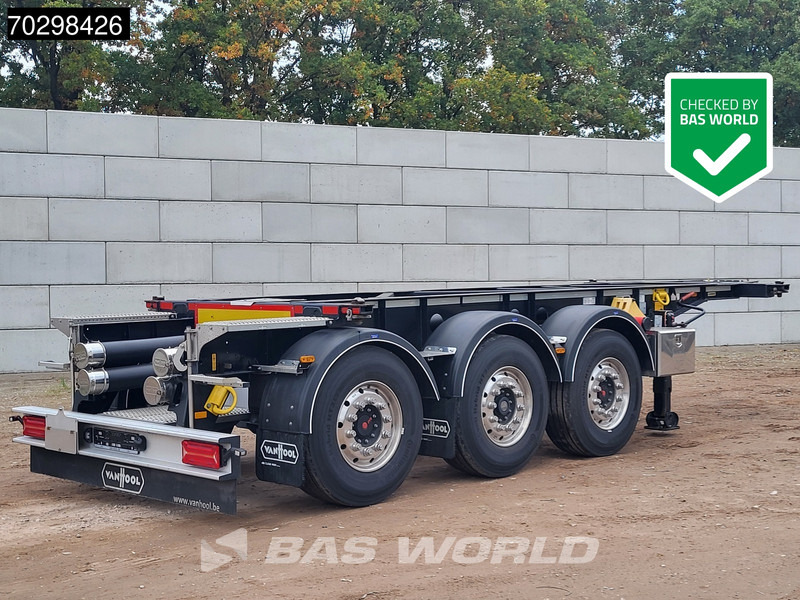Van Hool FS3444-10 AK u2 3 axles ADR Liftachse 20ft - Semi-remorque porte-conteneur/ Caisse mobile: photos 1 Van Hool FS3444-10 AK u2 3 axles ADR Liftachse 20ft - Semi-remorque porte-conteneur/ Caisse mobile: photos 1