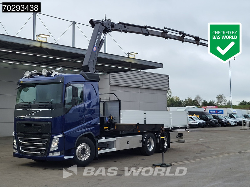 Volvo FH 500 FH 6X2 HMF 2620K-RC Crane Xenon Lift+Steering-Axle Automatic Euro 6 - Camion plateau, Camion grue: photos 1 Volvo FH 500 FH 6X2 HMF 2620K-RC Crane Xenon Lift+Steering-Axle Automatic Euro 6 - Camion plateau, Camion grue: photos 1