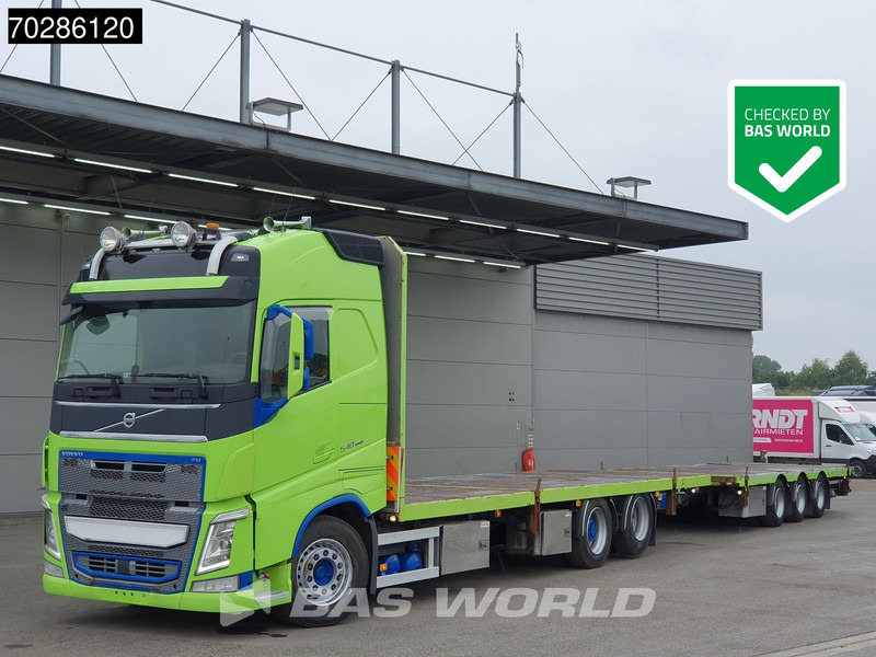 Volvo FH 540 6X2 Combi Automatic Big-Axle Liftachse VEB+ Xenon Euro 6 - Camion plateau: photos 1 Volvo FH 540 6X2 Combi Automatic Big-Axle Liftachse VEB+ Xenon Euro 6 - Camion plateau: photos 1