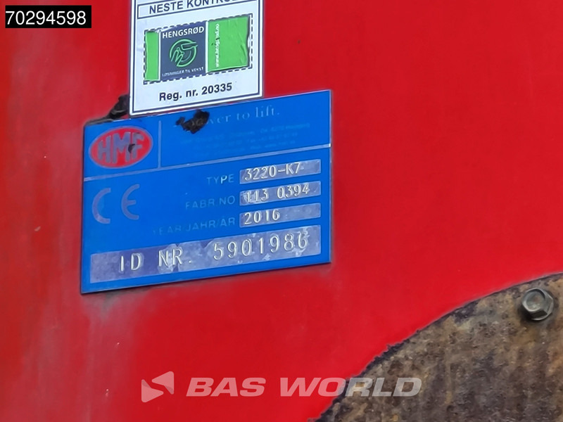 Camion plateau, Camion grue Volvo FH 540 FH 6X2 HMF 3220-K7 Crane Kran Lift-Axle Big-Axle Xenon Automatic Euro 6: photos 18 Camion plateau, Camion grue Volvo FH 540 FH 6X2 HMF 3220-K7 Crane Kran Lift-Axle Big-Axle Xenon Automatic Euro 6: photos 18