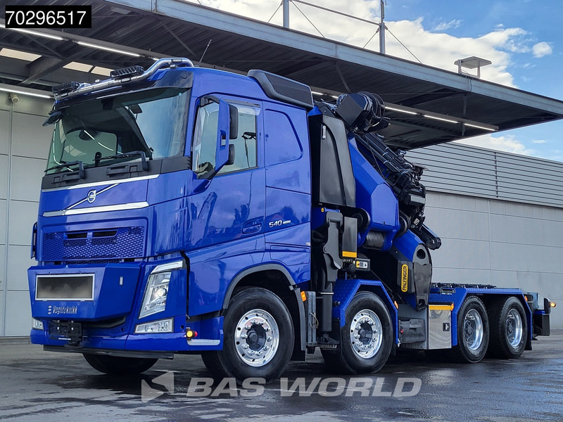 Volvo FH 540 FH 8X4 Palfinger PK165.002 TEC G Fly-Jib Winch Big-Axle VEB+ Euro 6 - Camion plateau, Camion grue: photos 5 Volvo FH 540 FH 8X4 Palfinger PK165.002 TEC G Fly-Jib Winch Big-Axle VEB+ Euro 6 - Camion plateau, Camion grue: photos 5