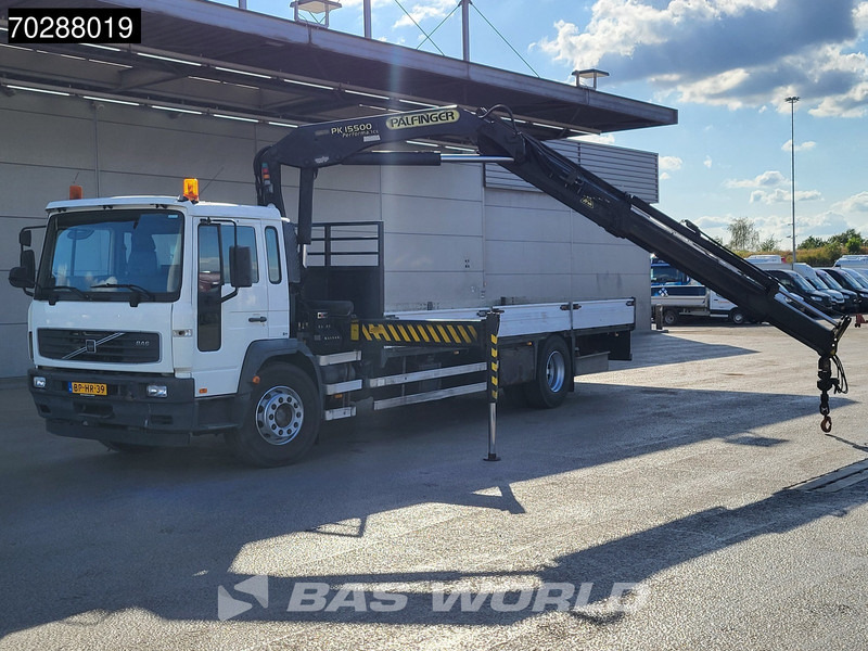 Camion plateau, Camion grue Volvo FL 220 FL 4X2 NL-Truck Palfinger PK 15500 Crane Manual Euro 3: photos 5