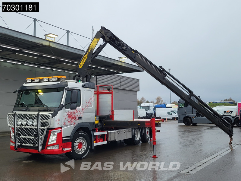 Volvo FM 410 FM 6X2 Palfinger PK 26002-EH E Kran Crane Lift +steering axle Automatic Euro 6 - Camion plateau, Camion grue: photos 5 Volvo FM 410 FM 6X2 Palfinger PK 26002-EH E Kran Crane Lift +steering axle Automatic Euro 6 - Camion plateau, Camion grue: photos 5