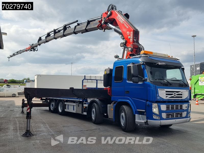 Volvo FM 450 8X2 FASSI 100 Ton/Meter Crane Kran 7 + 6 Jib Lift+steering Axle Euro 5 - Camion plateau, Camion grue: photos 3 Volvo FM 450 8X2 FASSI 100 Ton/Meter Crane Kran 7 + 6 Jib Lift+steering Axle Euro 5 - Camion plateau, Camion grue: photos 3