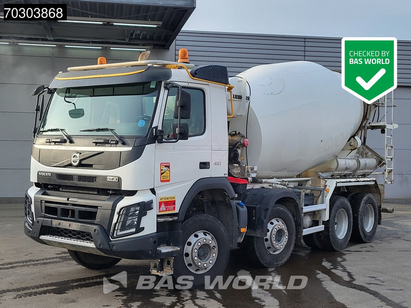 Volvo FMX 410 8X4 9m3 Liebherr mixer Steelsuspension Automatic Euro 6 - Camion malaxeur: photos 1 Volvo FMX 410 8X4 9m3 Liebherr mixer Steelsuspension Automatic Euro 6 - Camion malaxeur: photos 1
