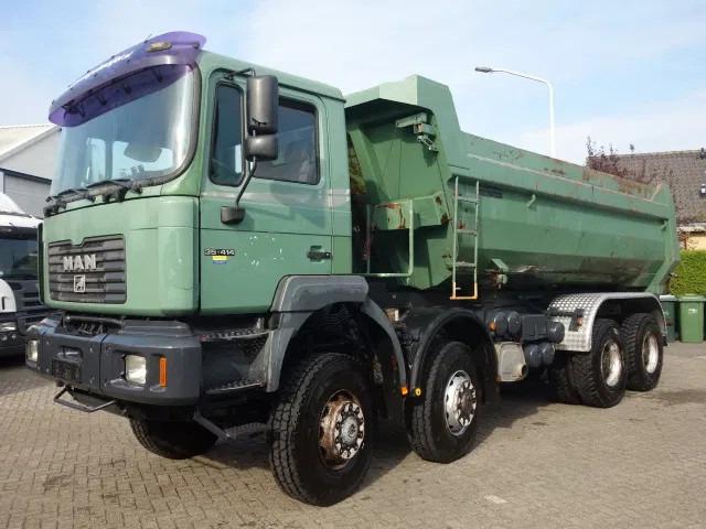 MAN 35.414 MEILLER 20cub steel kipper - Camion benne: photos 3 MAN 35.414 MEILLER 20cub steel kipper - Camion benne: photos 3