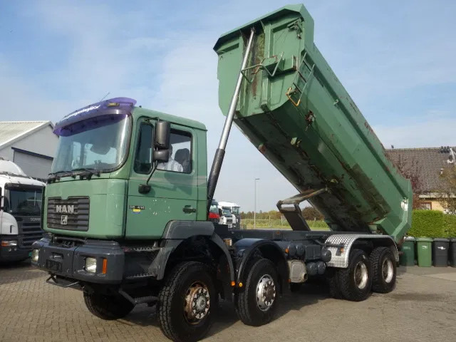MAN 35.414 MEILLER 20cub steel kipper - Camion benne: photos 2 MAN 35.414 MEILLER 20cub steel kipper - Camion benne: photos 2