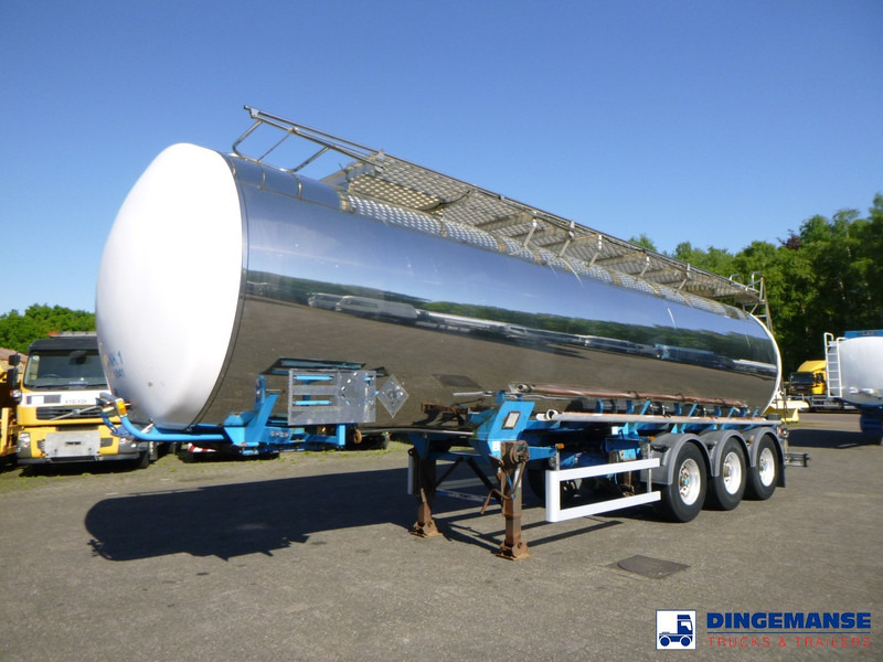 Clayton Chemical tank inox L4BN 37.5 m3 / 1 comp - Semi-remorque citerne: photos 1 Clayton Chemical tank inox L4BN 37.5 m3 / 1 comp - Semi-remorque citerne: photos 1