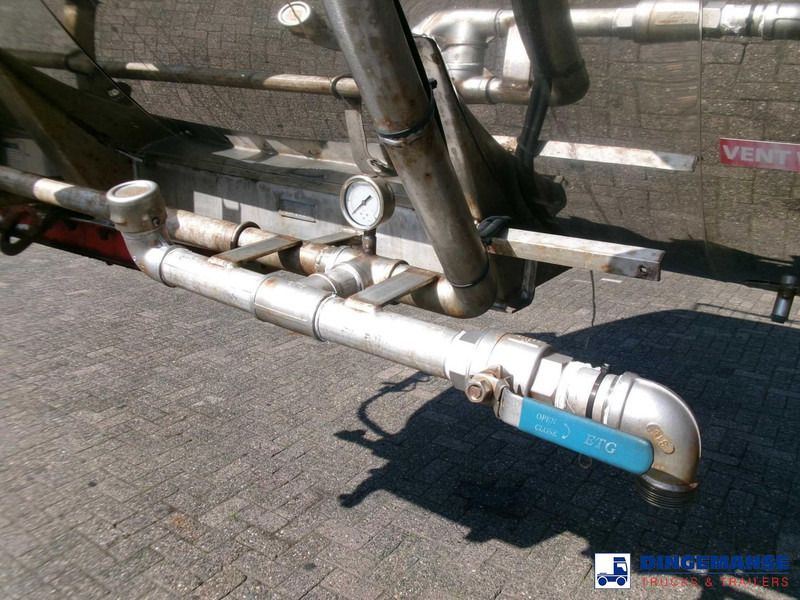 Semi-remorque citerne Crane Fruehauf Chemical ACID tank inox 30 m3 / 1 comp: photos 9