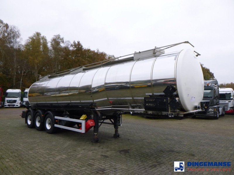 Crane Fruehauf Chemical tank inox 32.8 m3 / 1 comp - Semi-remorque citerne: photos 2 Crane Fruehauf Chemical tank inox 32.8 m3 / 1 comp - Semi-remorque citerne: photos 2