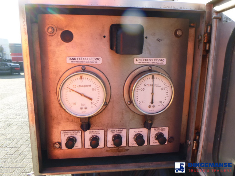 Semi-remorque citerne Crossland Vacuum tank alu 33.4 m3 / 1 comp: photos 18