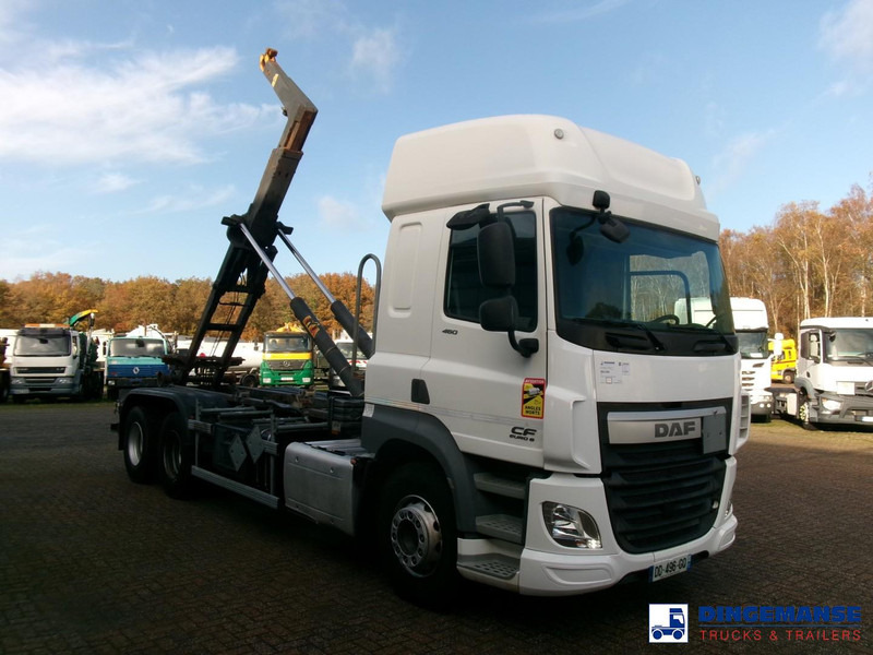 DAF CF 460 6x2 Euro 6 Hyva container hook 20 t - Camion ampliroll: photos 2 DAF CF 460 6x2 Euro 6 Hyva container hook 20 t - Camion ampliroll: photos 2