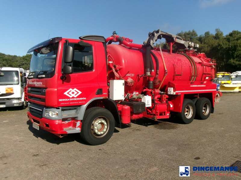 DAF CF 75.310 6x4 RHD Whale vacuum tank 11.8 m3 / 2 comp - Camion hydrocureur: photos 1 DAF CF 75.310 6x4 RHD Whale vacuum tank 11.8 m3 / 2 comp - Camion hydrocureur: photos 1