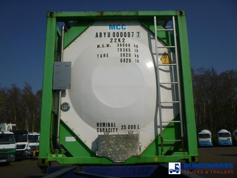 Danteco Food tank container inox 20 ft / 25 m3 / 1 comp - Cuve de stockage: photos 5 Danteco Food tank container inox 20 ft / 25 m3 / 1 comp - Cuve de stockage: photos 5