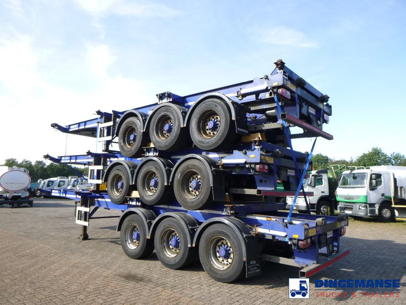 Dennison Stack - 3 x container trailer 20-30-40-45 ft - Semi-remorque porte-conteneur/ Caisse mobile: photos 3 Dennison Stack - 3 x container trailer 20-30-40-45 ft - Semi-remorque porte-conteneur/ Caisse mobile: photos 3