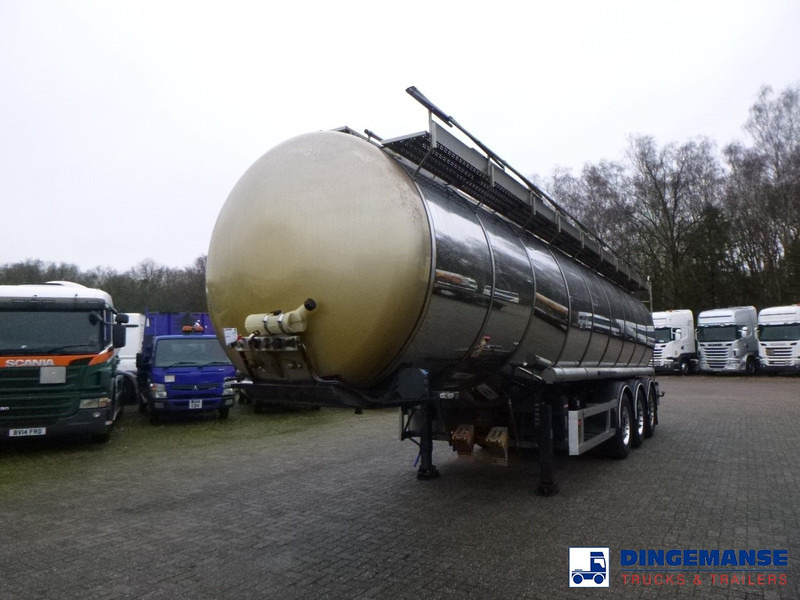 Dijkstra Chemical tank inox L4BH 37.5 m3 / 1 comp - Semi-remorque citerne: photos 1 Dijkstra Chemical tank inox L4BH 37.5 m3 / 1 comp - Semi-remorque citerne: photos 1