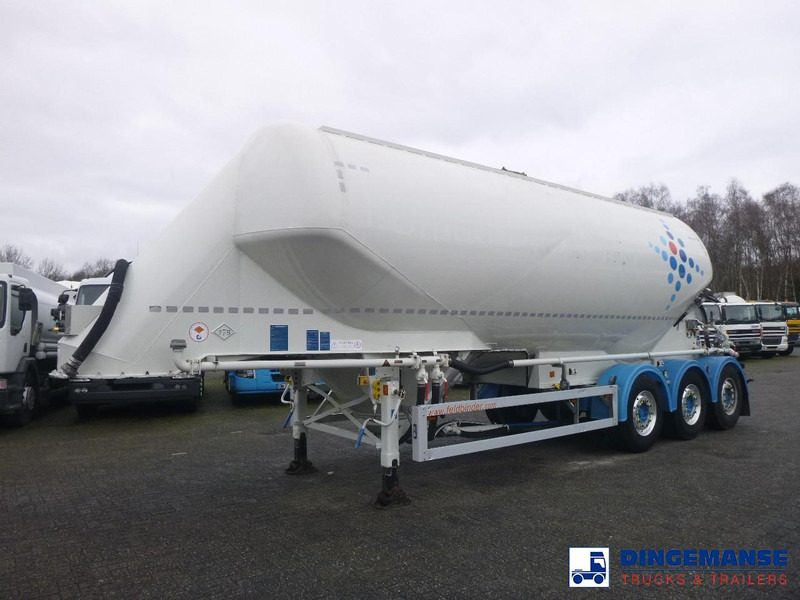 Feldbinder Powder tank alu 36 m3 / 1 comp - Semi-remorque citerne: photos 1 Feldbinder Powder tank alu 36 m3 / 1 comp - Semi-remorque citerne: photos 1