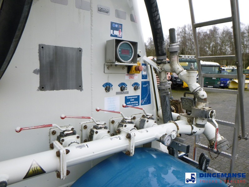 Semi-remorque citerne Feldbinder Powder tank alu 50 m3 / 1 comp: photos 13
