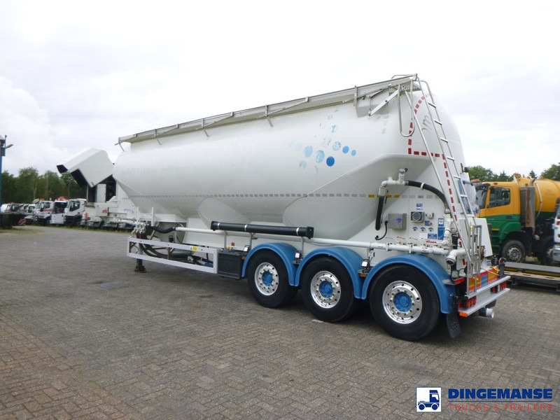 Feldbinder Powder tank alu 50 m3 + compressor - Semi-remorque citerne: photos 3 Feldbinder Powder tank alu 50 m3 + compressor - Semi-remorque citerne: photos 3