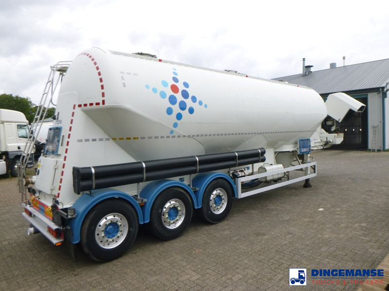 Feldbinder Powder tank alu 50 m3 + compressor - Semi-remorque citerne: photos 4 Feldbinder Powder tank alu 50 m3 + compressor - Semi-remorque citerne: photos 4