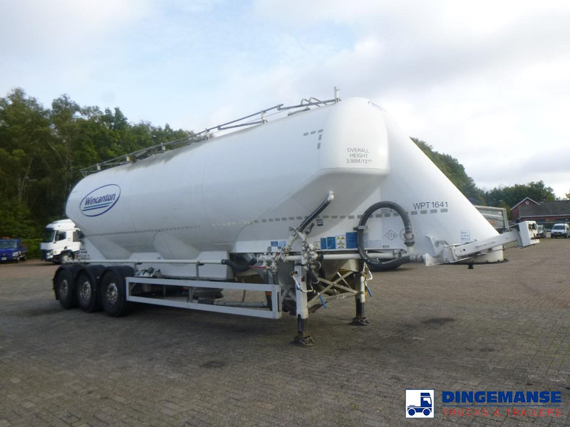 Feldbinder Powder tank alu alu 49 m3 / 1 comp - Semi-remorque citerne: photos 2 Feldbinder Powder tank alu alu 49 m3 / 1 comp - Semi-remorque citerne: photos 2