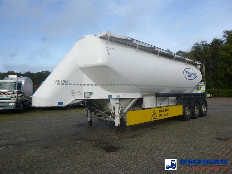 Feldbinder Powder tank alu alu 49 m3 / 1 comp - Semi-remorque citerne: photos 1 Feldbinder Powder tank alu alu 49 m3 / 1 comp - Semi-remorque citerne: photos 1