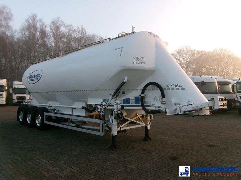 Feldbinder Powder tank alu alu 49 m3 / 1 comp - Semi-remorque citerne: photos 2 Feldbinder Powder tank alu alu 49 m3 / 1 comp - Semi-remorque citerne: photos 2