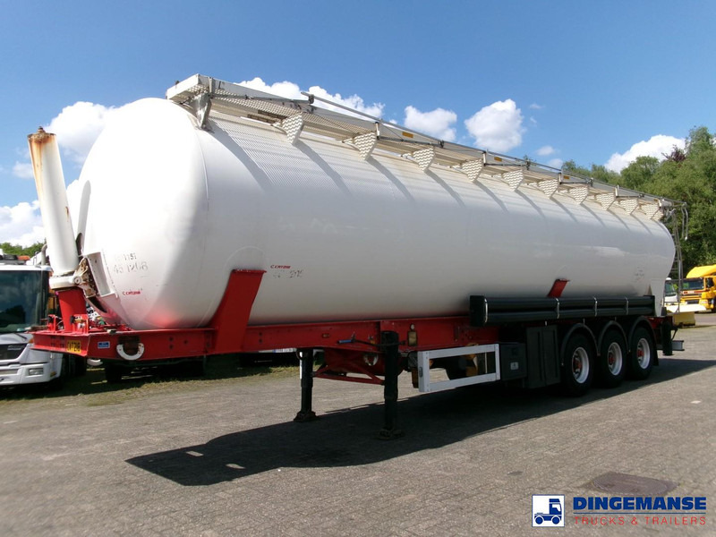 Feldbinder Powder tank alu (tipping) 63 m3 - Semi-remorque citerne: photos 1 Feldbinder Powder tank alu (tipping) 63 m3 - Semi-remorque citerne: photos 1