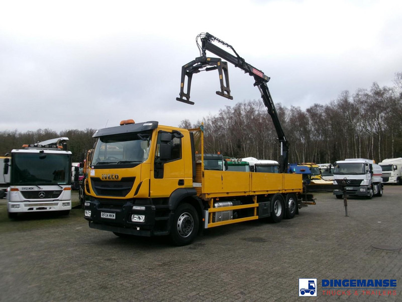 Iveco Stralis 310 6x2 Euro 6 + Atlas 129.3V A11 crane - Camion grue: photos 1 Iveco Stralis 310 6x2 Euro 6 + Atlas 129.3V A11 crane - Camion grue: photos 1