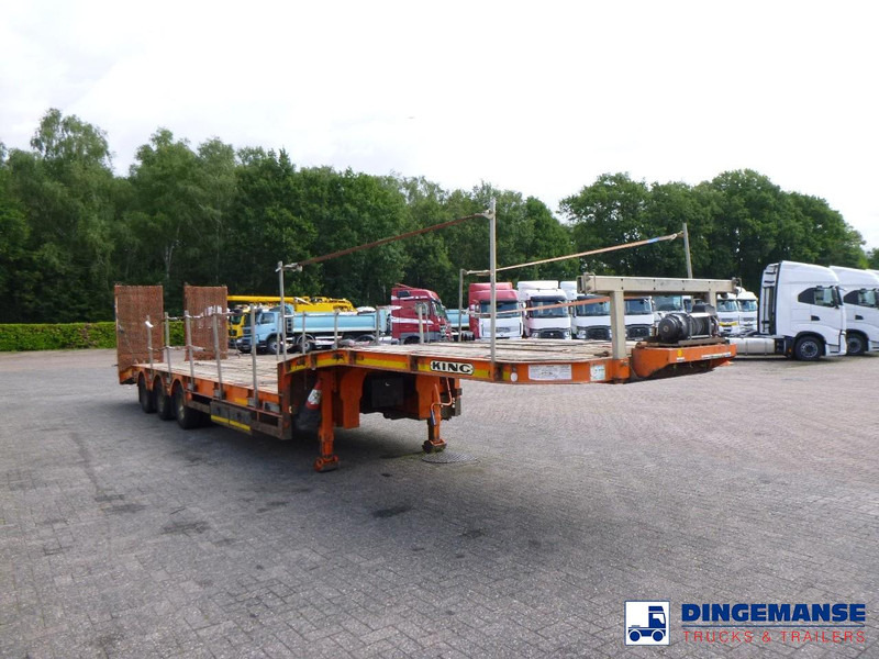 KING 3-axle semi-lowbed trailer 44T + ramps - Semi-remorque surbaissé: photos 2 KING 3-axle semi-lowbed trailer 44T + ramps - Semi-remorque surbaissé: photos 2