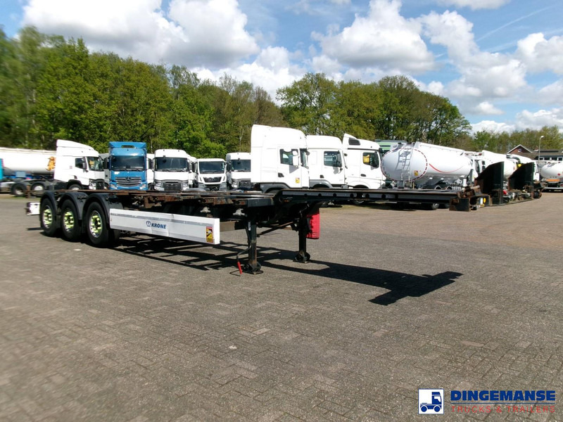 Krone 3-axle container trailer 20-30-40-45 ft DA08LNA - Semi-remorque porte-conteneur/ Caisse mobile: photos 2 Krone 3-axle container trailer 20-30-40-45 ft DA08LNA - Semi-remorque porte-conteneur/ Caisse mobile: photos 2