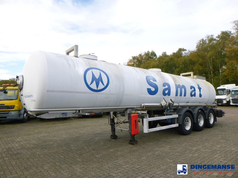 MAISONNEUVE Chemical ACID tank inox L4BH 22.4 m3 / 1 comp (caustic soda) - Semi-remorque citerne: photos 1 MAISONNEUVE Chemical ACID tank inox L4BH 22.4 m3 / 1 comp (caustic soda) - Semi-remorque citerne: photos 1