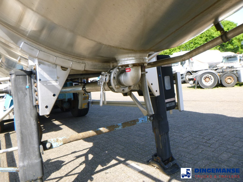 Semi-remorque citerne Magyar Chemical tank inox 40.5 m3 / 3 comp: photos 6