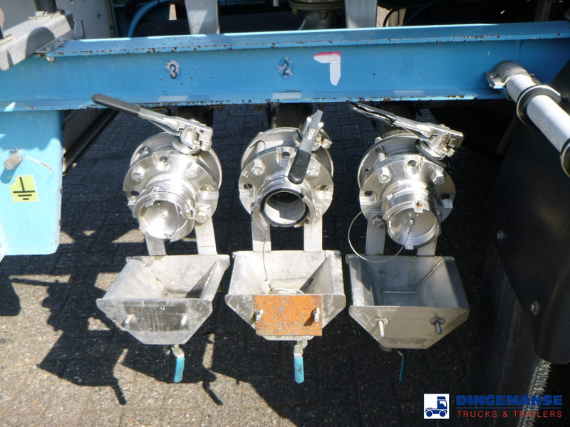 Semi-remorque citerne Magyar Chemical tank inox 40.5 m3 / 3 comp: photos 8