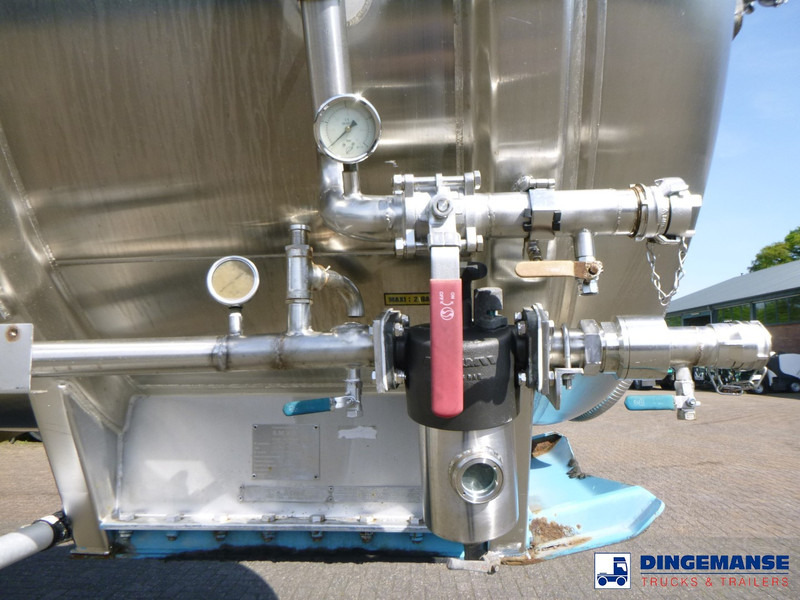 Semi-remorque citerne Magyar Chemical tank inox 40.5 m3 / 3 comp: photos 7