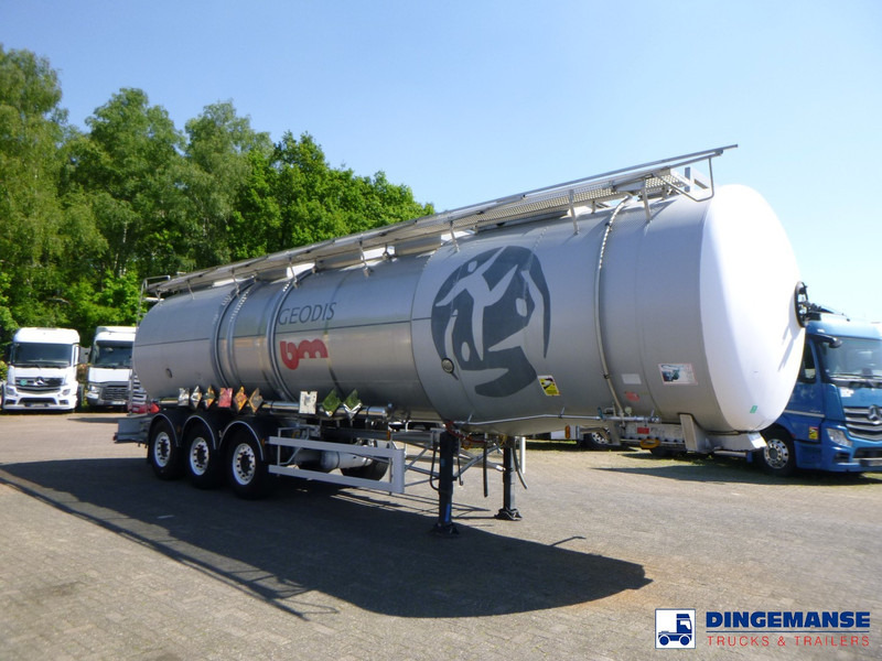 Magyar Chemical tank inox L4BH 44.5 m3 / 3 comp - Remorque citerne: photos 2 Magyar Chemical tank inox L4BH 44.5 m3 / 3 comp - Remorque citerne: photos 2