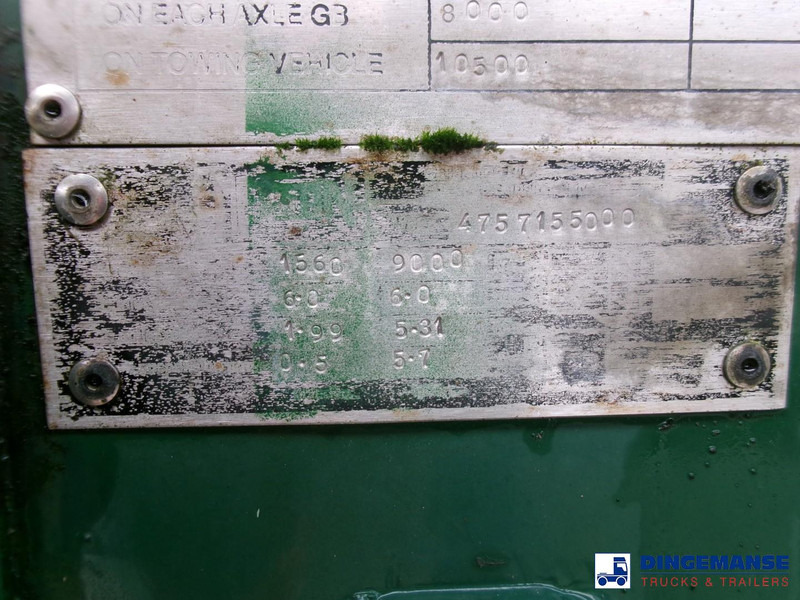 Semi-remorque citerne Melton Food tank inox 25 m3 / 1 comp: photos 14