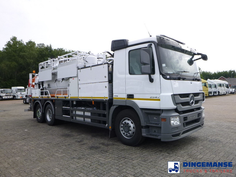 Camion hydrocureur Mercedes-Benz Actros 2541 6x2 RHD E5 Huwer vacuum tank / hydrocureur 12 m3: photos 6