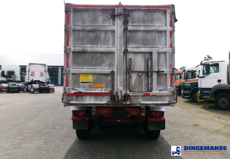 Utilitaire benne Montracon Tipper trailer alu 55 m3 + tarpaulin: photos 6