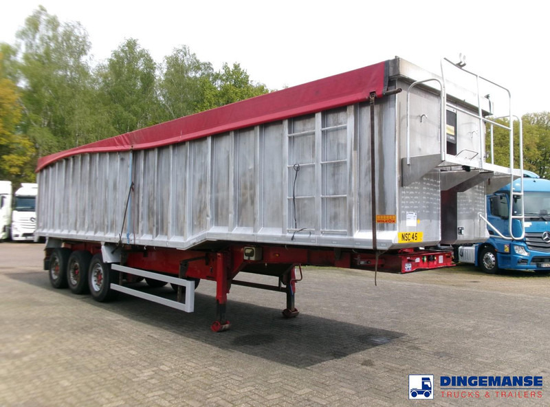 Montracon Tipper trailer alu 55 m3 + tarpaulin - Semi-remorque benne: photos 2 Montracon Tipper trailer alu 55 m3 + tarpaulin - Semi-remorque benne: photos 2