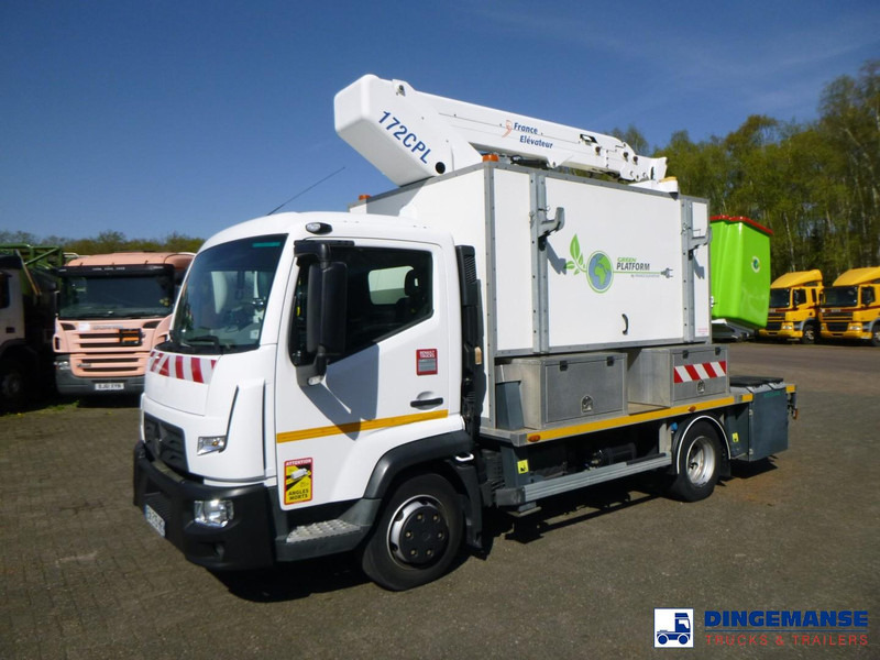 Renault D 7.5 4x2 France Elevateur manlift 172 CPL - Nacelle télescopique: photos 1 Renault D 7.5 4x2 France Elevateur manlift 172 CPL - Nacelle télescopique: photos 1