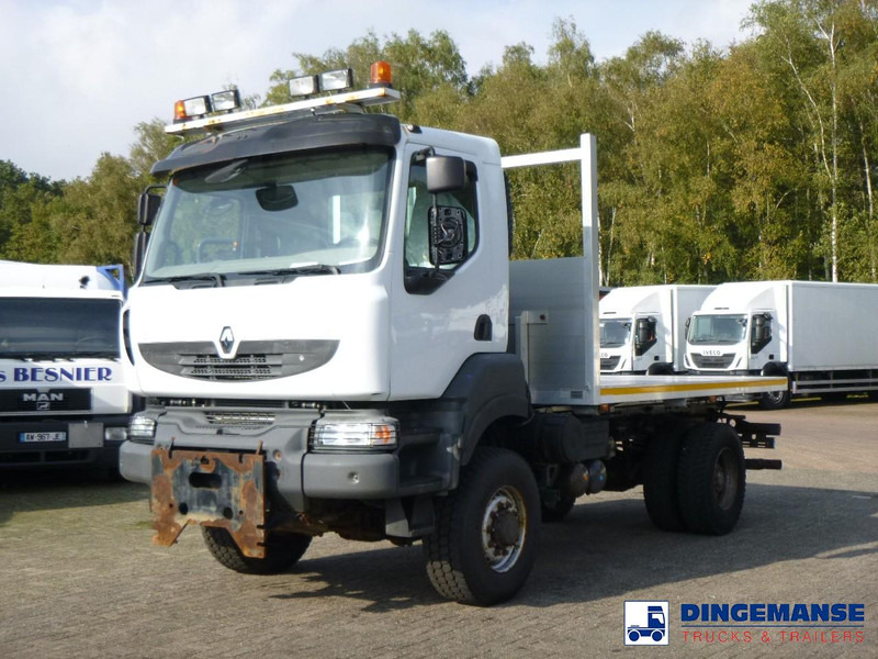 Renault Kerax 380 DXI 4x4 Euro 5 + Hydraulics - Camion plateau: photos 1 Renault Kerax 380 DXI 4x4 Euro 5 + Hydraulics - Camion plateau: photos 1