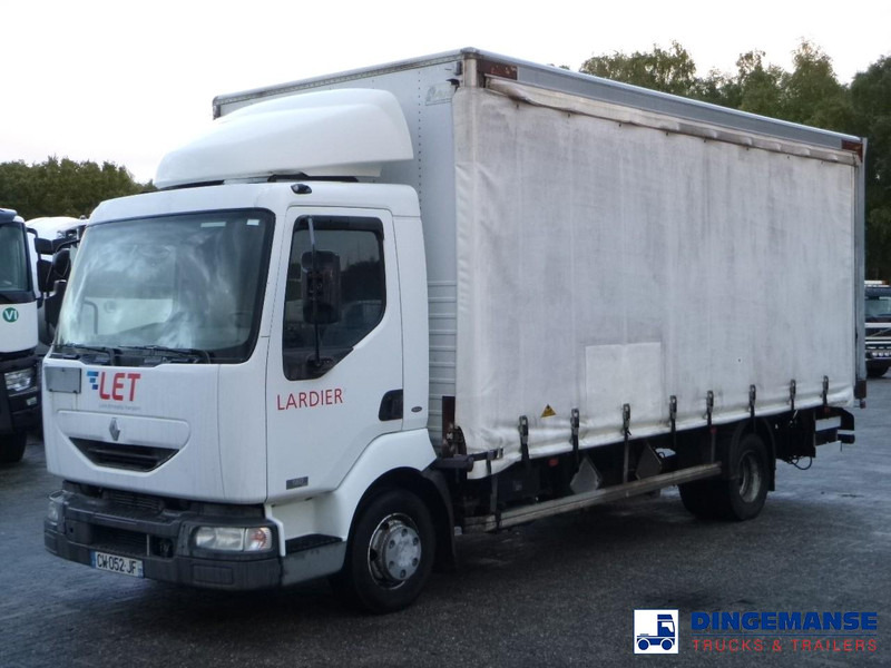 Renault Midlum 180 dci 4x2 curtain sider - Camion à rideaux coulissants: photos 1 Renault Midlum 180 dci 4x2 curtain sider - Camion à rideaux coulissants: photos 1