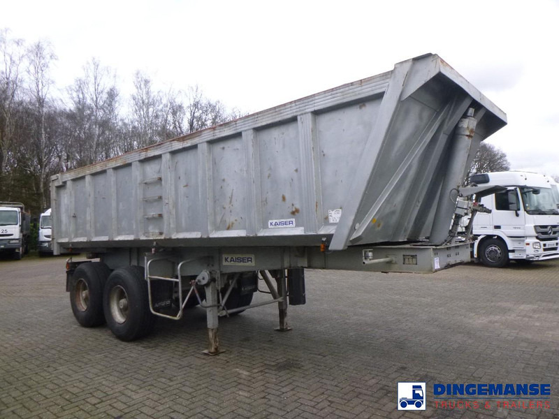 Robuste Kaiser Tipper trailer steel 24 m3 + tarpaulin - Semi-remorque benne: photos 2 Robuste Kaiser Tipper trailer steel 24 m3 + tarpaulin - Semi-remorque benne: photos 2