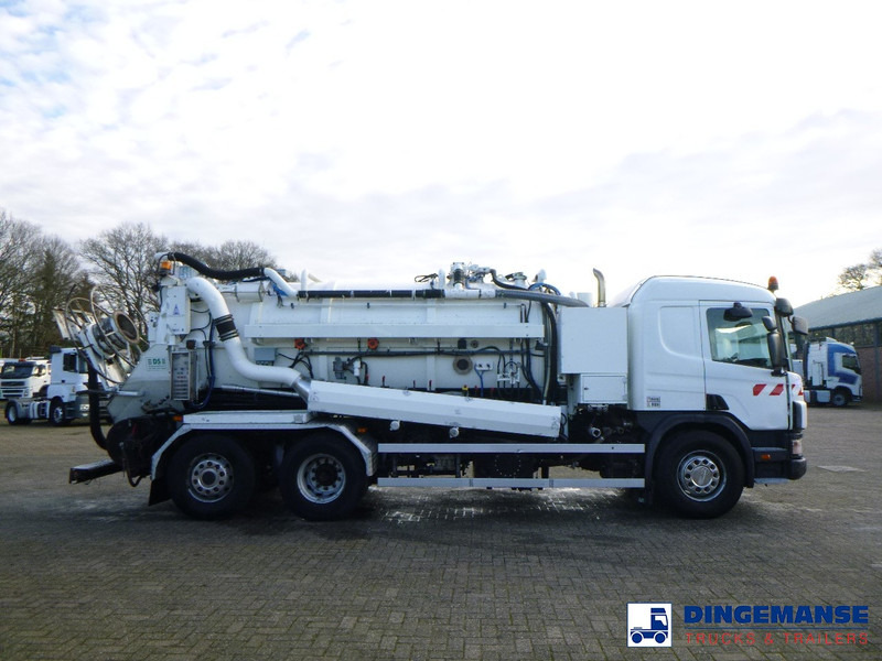 Camion hydrocureur Scania P124-420 6x2 vacuum tank 10.5 m3: photos 9