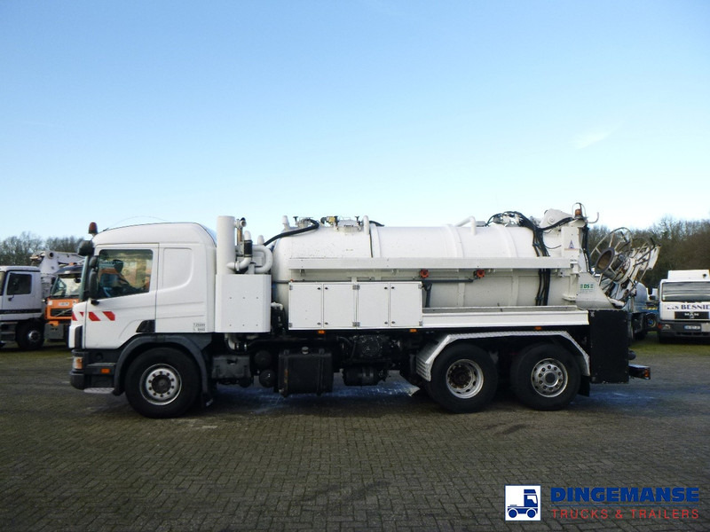 Camion hydrocureur Scania P124-420 6x2 vacuum tank 10.5 m3: photos 8