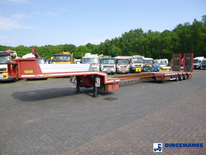 TURBO'S HOET 3-axle semi-lowbed trailer 39 t + ramps - Semi-remorque surbaissé: photos 1 TURBO'S HOET 3-axle semi-lowbed trailer 39 t + ramps - Semi-remorque surbaissé: photos 1